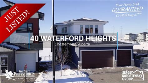 40 waterford heights chestermere 187 Waterford Heights is a 3 bedroom Houses Unit at Waterford